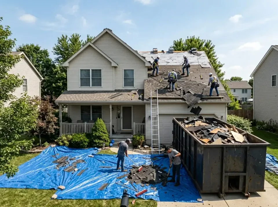 roof-replacement-debris-remova-004 — frequently asked questions, Cheapest Dumpster Rentals in Lacombe, LA